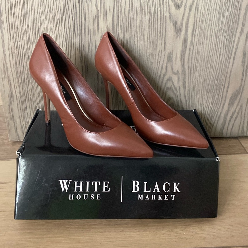 White House Black Market Mahogany Pumps